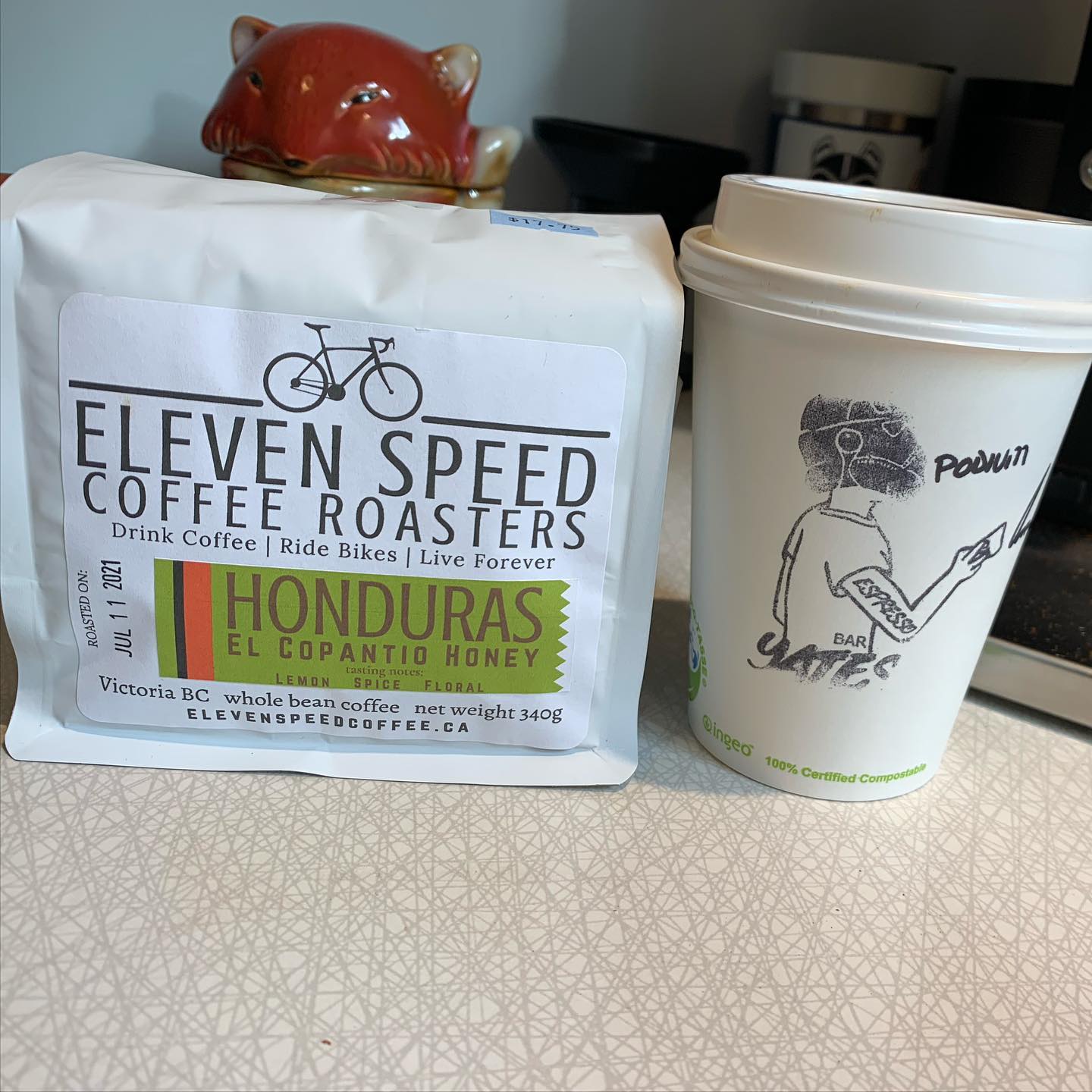 Two bridge crossings in two days. Who could have imagined it? Today’s was a mission to get some more @elevenspeedcoffee from @dolcevitayates #coffee #yyjcoffee #local #localbusiness