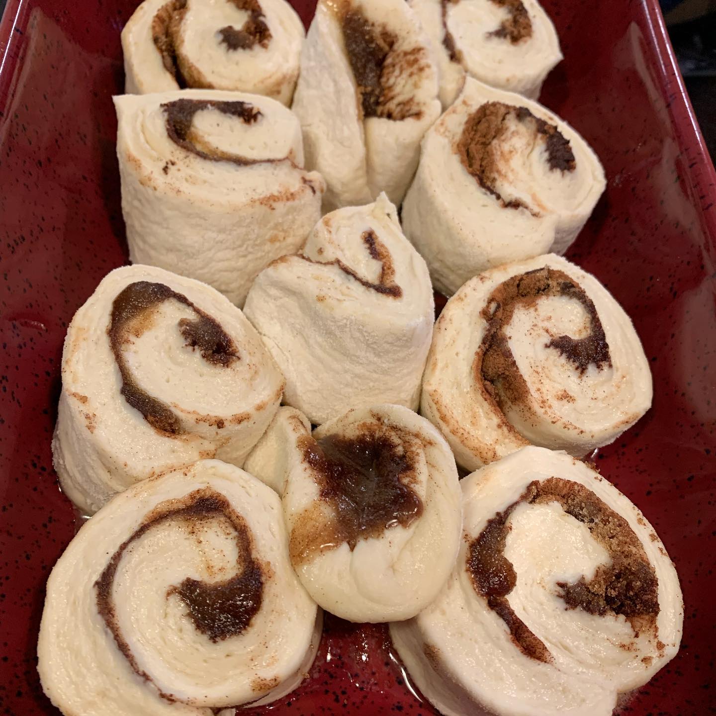 Cinnamon buns! The best way to use up leftover pizza dough. Also the best reason to make extra pizza dough. #smellsgreat #iwishyoucouldsmellthis