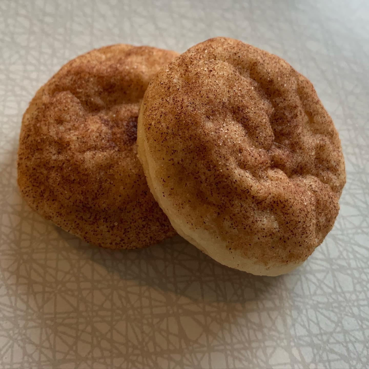 My daughter tried making Snickerdoodle cookies for the first time. They turned out amazingly! #baking #cookies #snickerdoodle